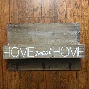 **SOLD**Mail Caddy with Hooks